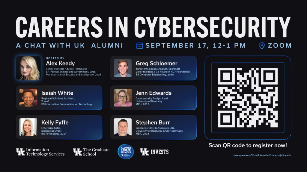 Graphic of Careers in Cybersecurity
