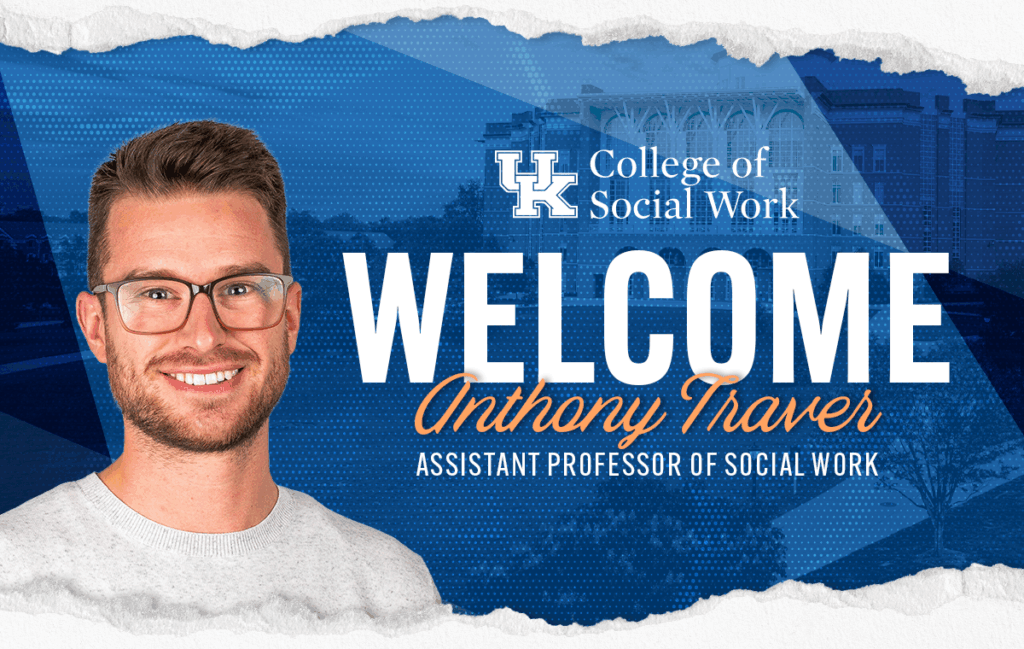 Welcome graphic for Dr. Anthony Traver with Anthony Travier headshot 