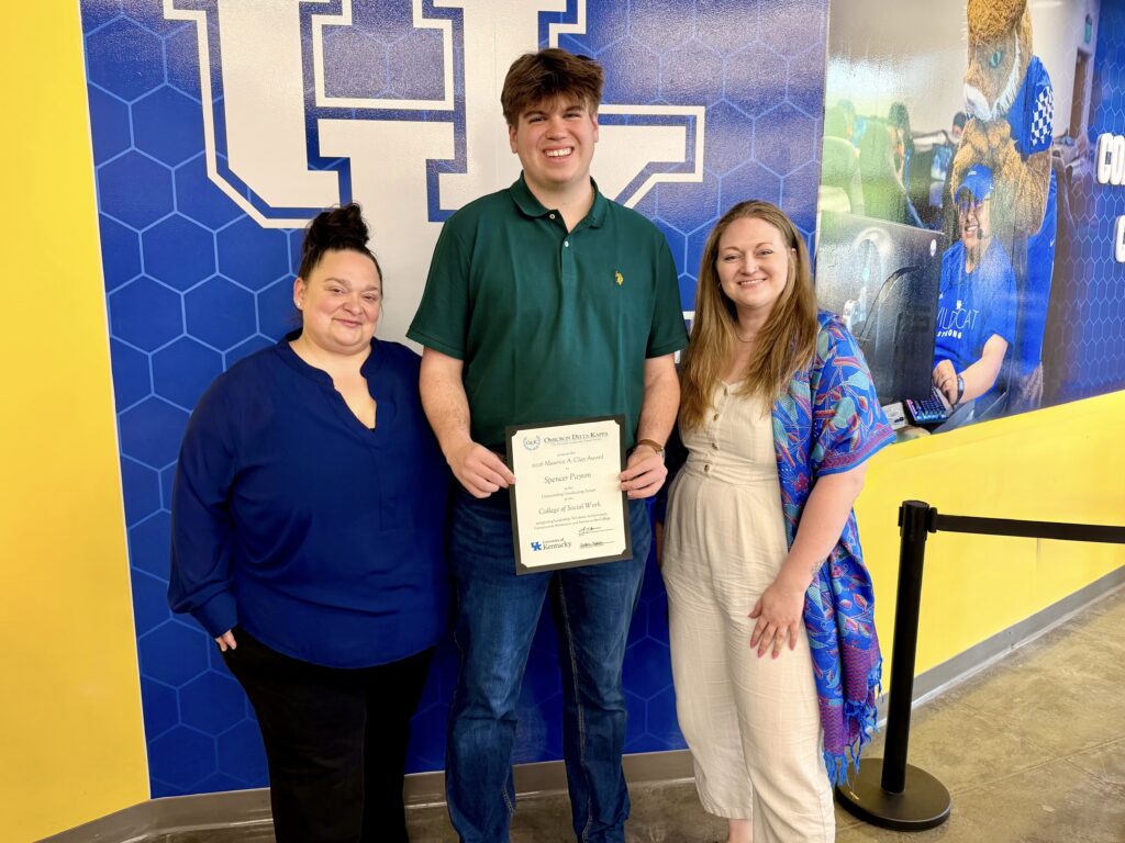 CoSW’s Spencer Payton receives Maurice A. Clay Award for leadership and impact at UK