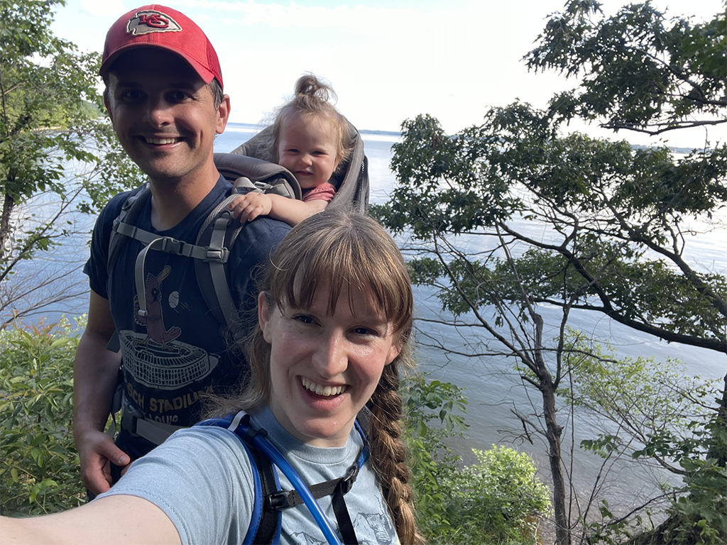 Hannah Brooks and her family