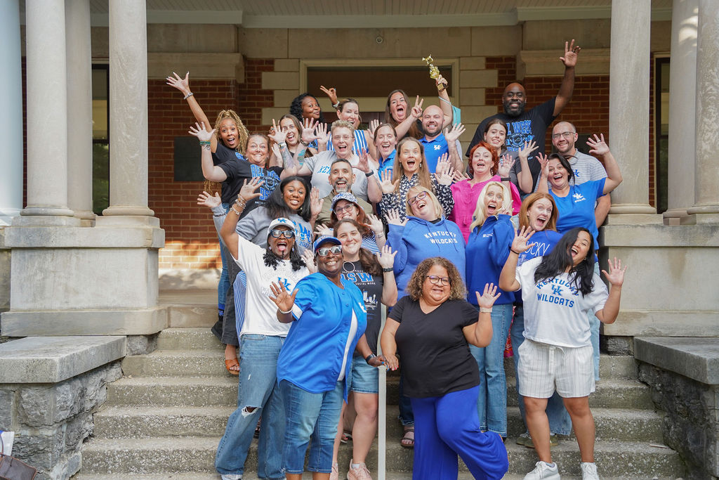 Group photo of the in-person attendees for the 2026 DSW Rez Week Reception at Patterson Hall