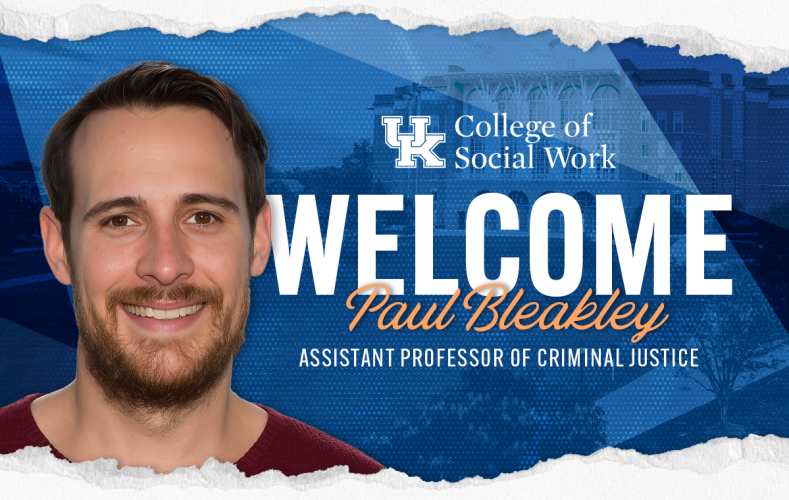 Welcome graphic for Dr. Paul Bleakley with Paul Bleakley headshot 